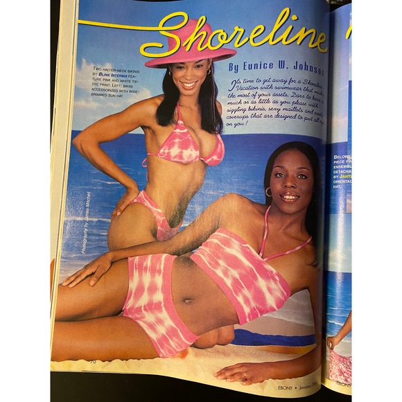 Ebony Magazine, January 2001, Swimsuit Issue, "CEO$ of Hip Hop," Cover Story - Picture 4 of 12